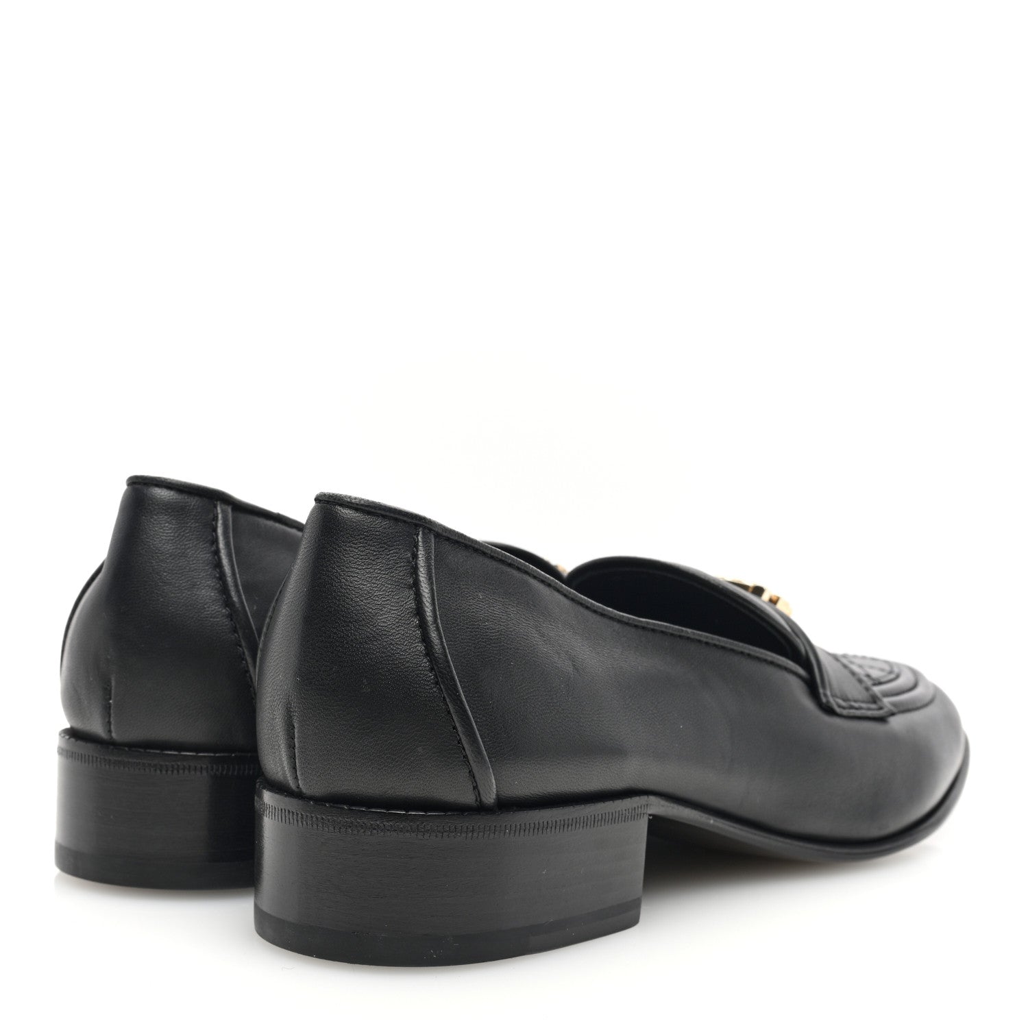 Chanel Lambskin Quilted Boy Loafers 39.5 Black 4 of 7