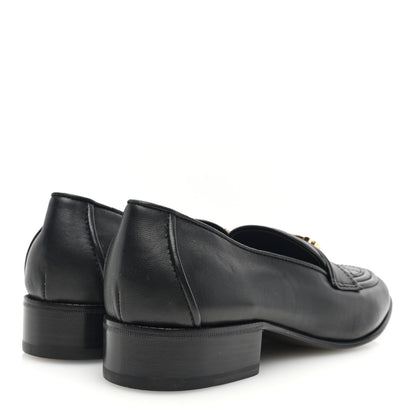 Chanel Lambskin Quilted Boy Loafers 39.5 Black 4 of 7