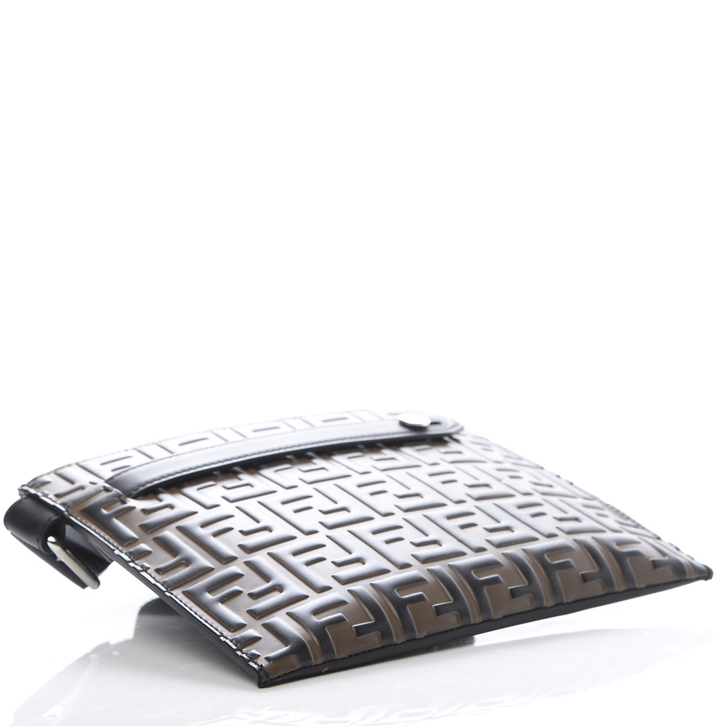 Vitello Century Bi-Color FF 1974 Embossed Messenger Maya Black