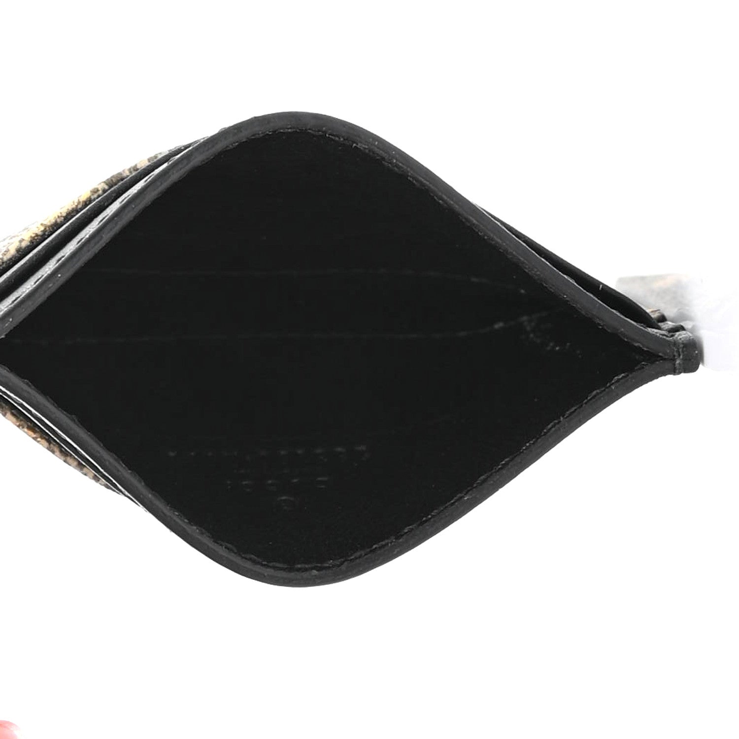 Gucci GG Supreme Monogram Bees Card Holder Black 5 of 6