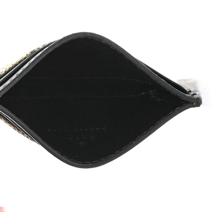 Gucci GG Supreme Monogram Bees Card Holder Black 5 of 6