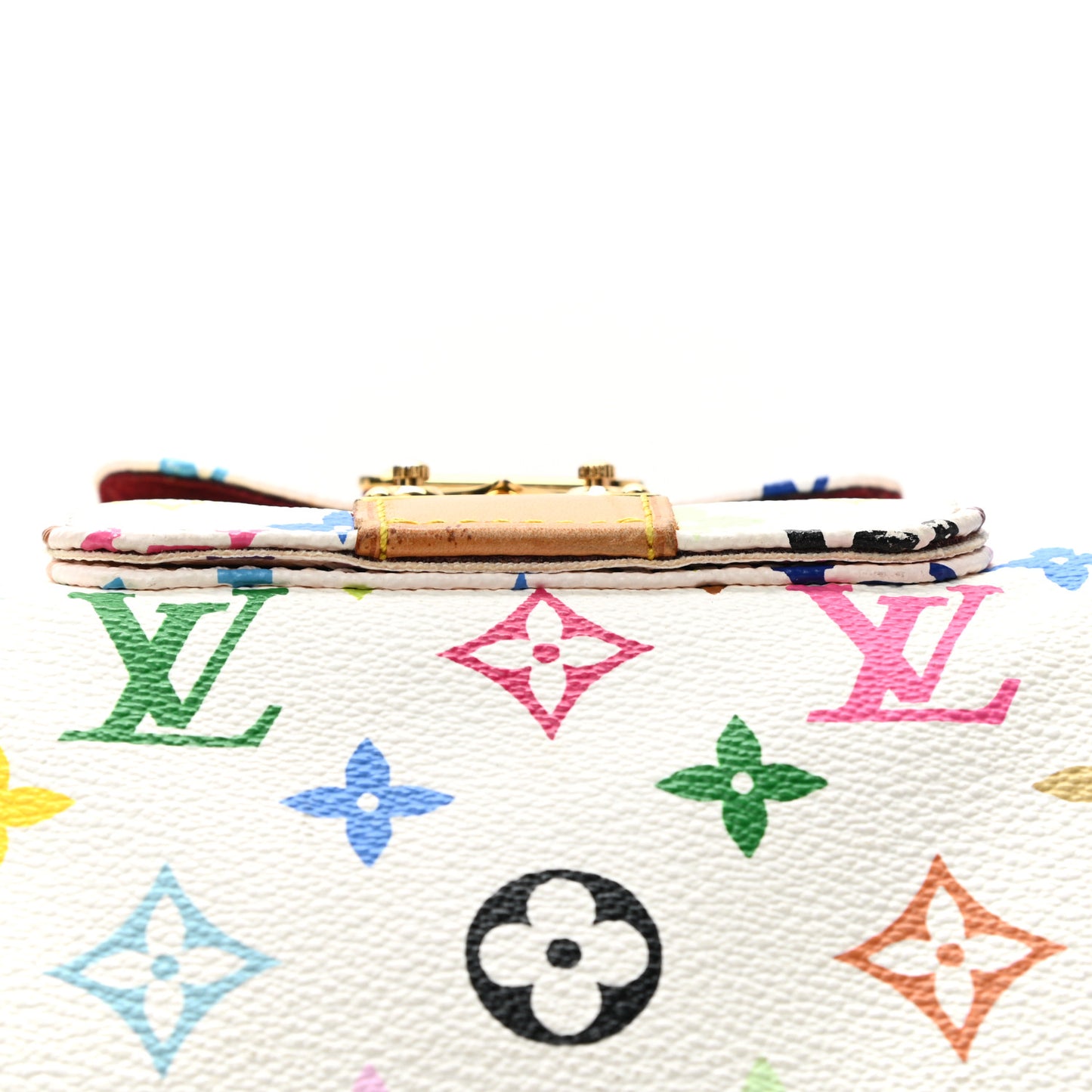 Monogram Multicolor Keepall 45 White
