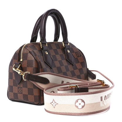Louis Vuitton Damier Ebene Speedy Bandouliere 20 2 of 10