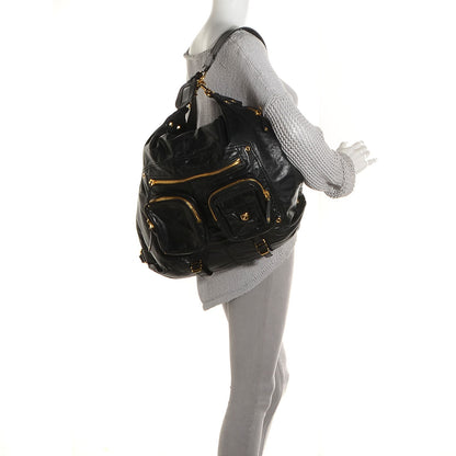 Gucci Leather Large Darwin Convertible Backpack Black 2 of 9