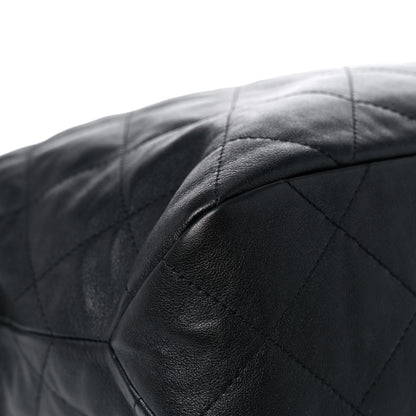 Chanel Calfskin Quilted Large Daily Hobo Black 8 of 12