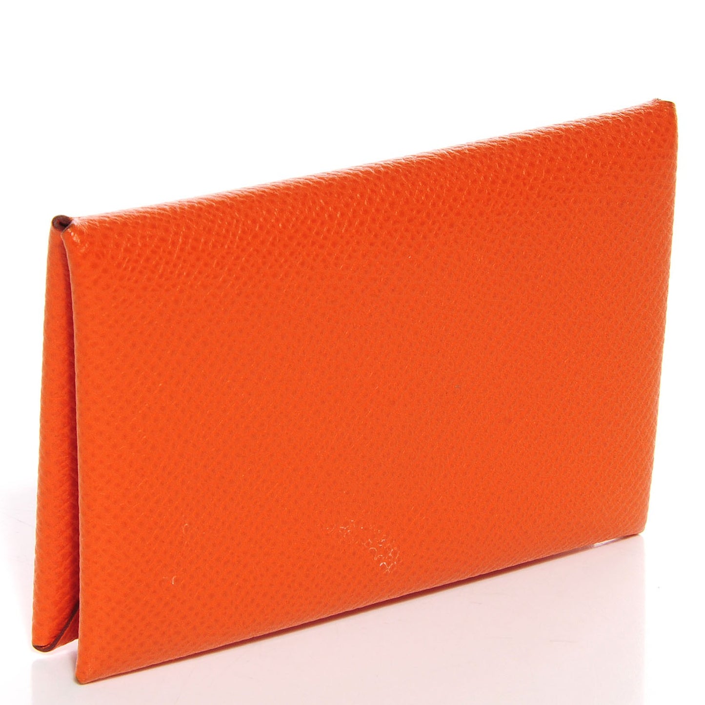 Epsom Calvi Card Case Orange