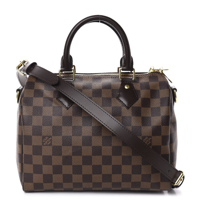 Louis Vuitton Damier Ebene Speedy Bandouliere 25 1 of 11