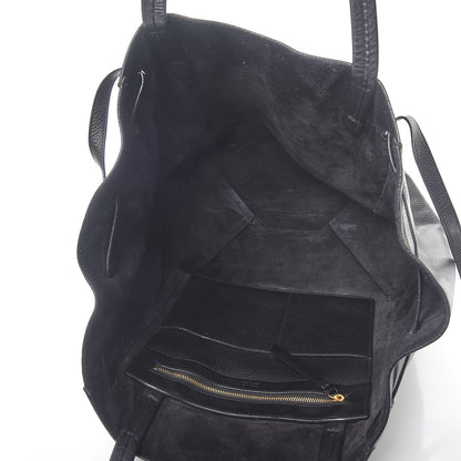 Celine Soft Grained Calfskin Small Belt Cabas Phantom Black 5 of 11