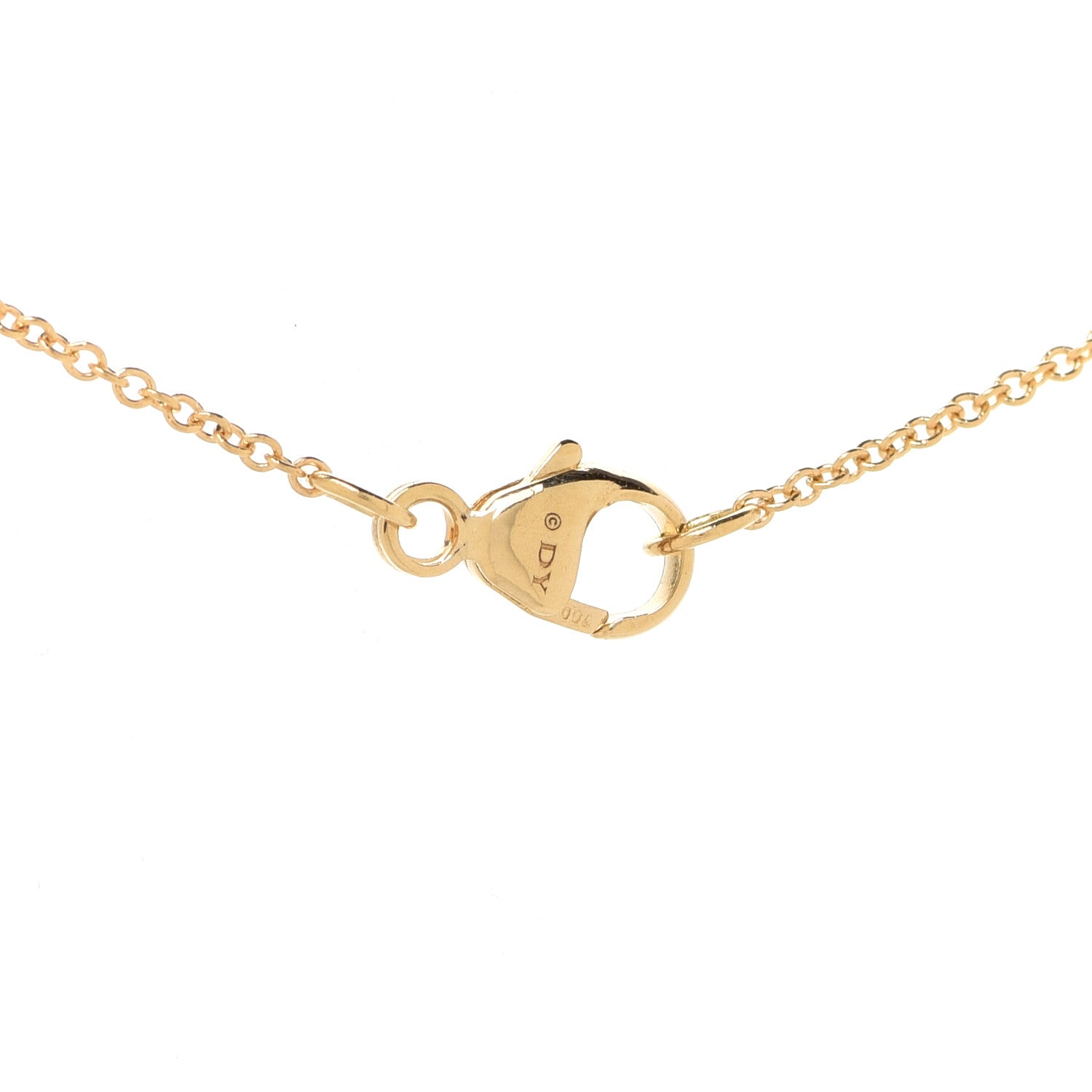 David Yurman 18K Yellow Gold Pink Yellow Blue Sapphire Tsavorite Collectibles Rainbow Pendant Necklace 5 of 6