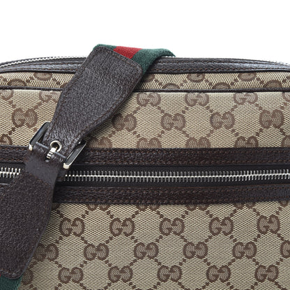 Gucci Monogram Signature Web Camera Bag Brown 9 of 9