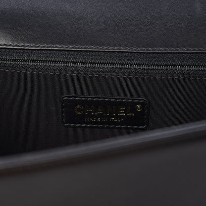 Chanel Lambskin Quilted Large Boy Flap Black 5 of 11