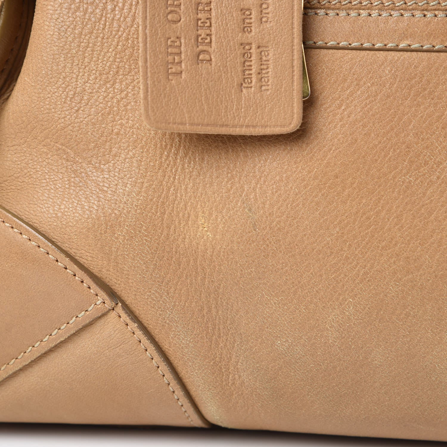 Prada Cervo Deerskin Shoulder Bag Sabbia 13 of 27