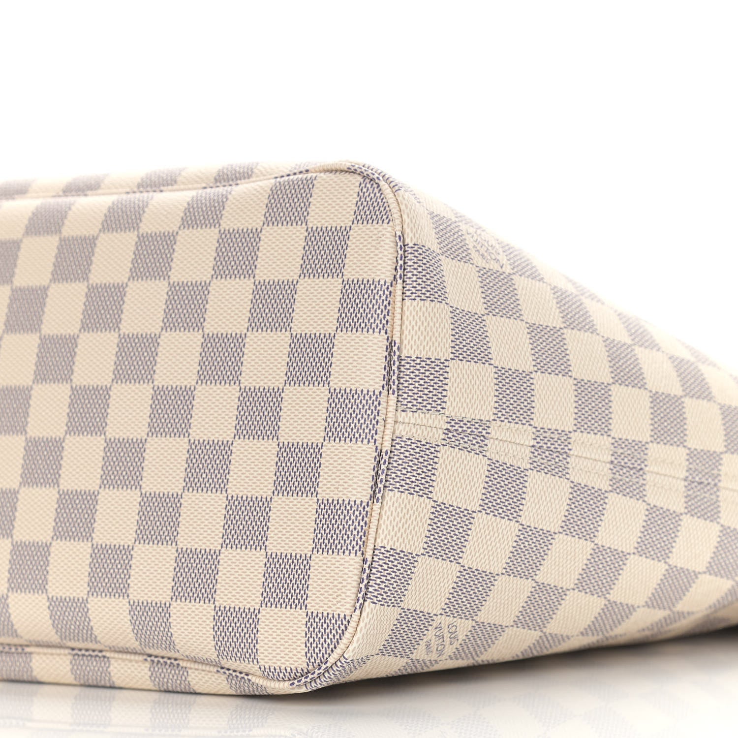 Louis Vuitton Damier Azur Braided Neverfull MM Orange 6 of 8