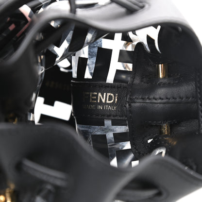 Fendi TPU FF Vitello Grace F is Fendi Mini Mon Tresor Bucket Bag Black 6 of 10