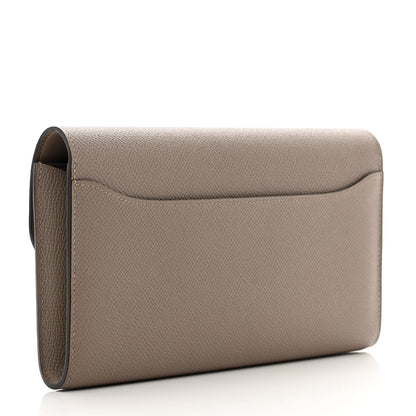 Hermes Epsom Constance Long Wallet Gris Asphalte 3 of 8