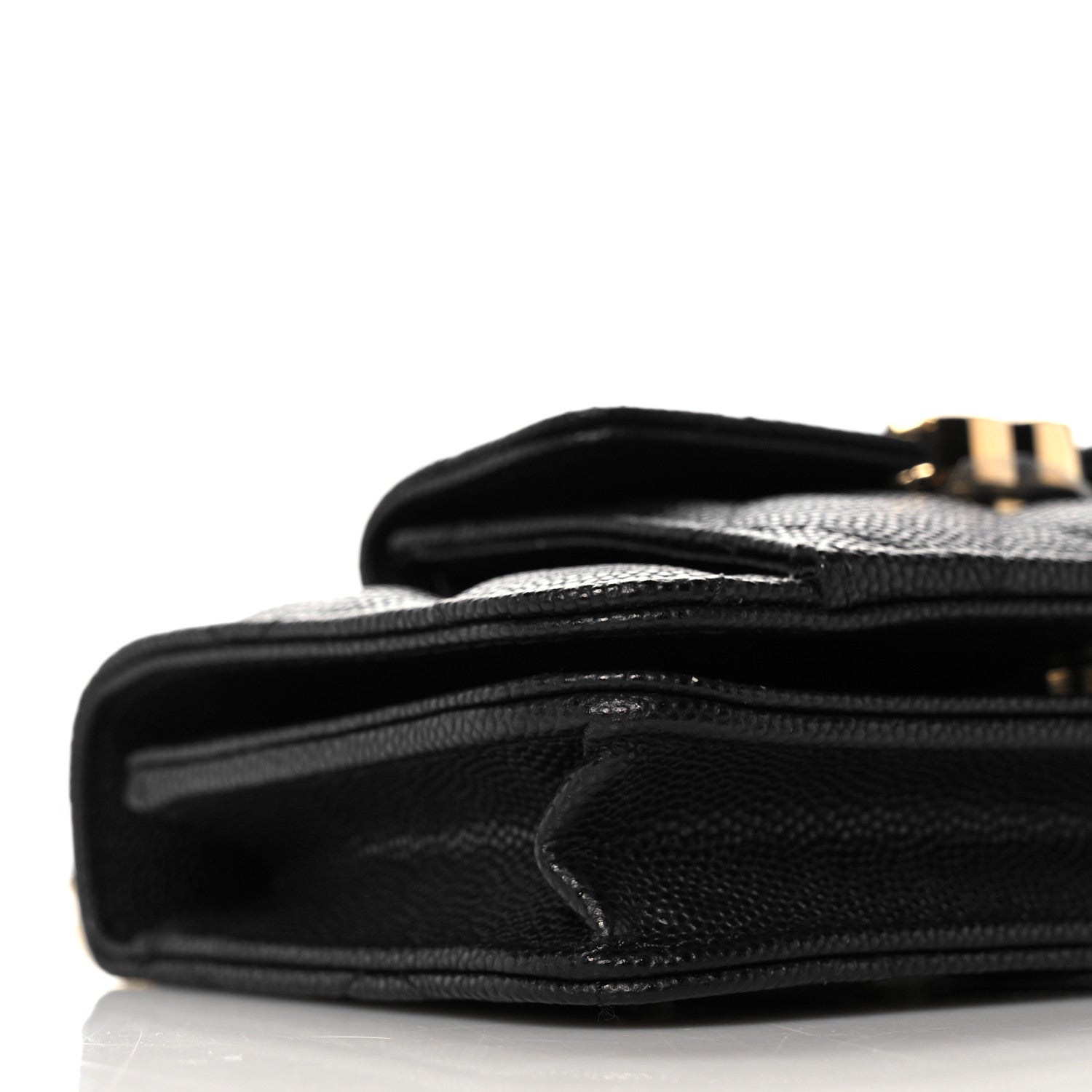 Chanel Caviar Quilted Pocket Twins Clutch With Chain Black 9 of 11