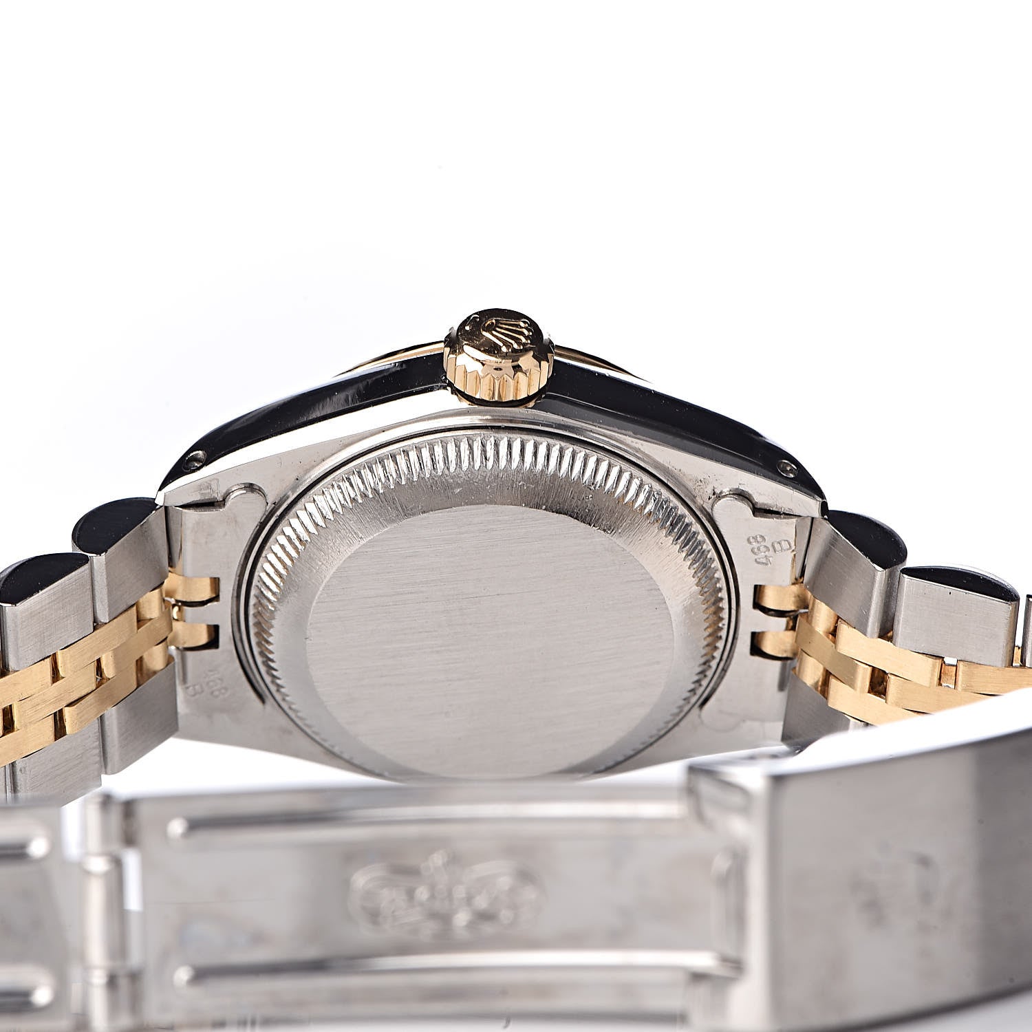 Rolex Stainless Steel 18K Yellow Gold 26mm Oyster Perpetual Datejust Watch Champagne 69173 5 of 9