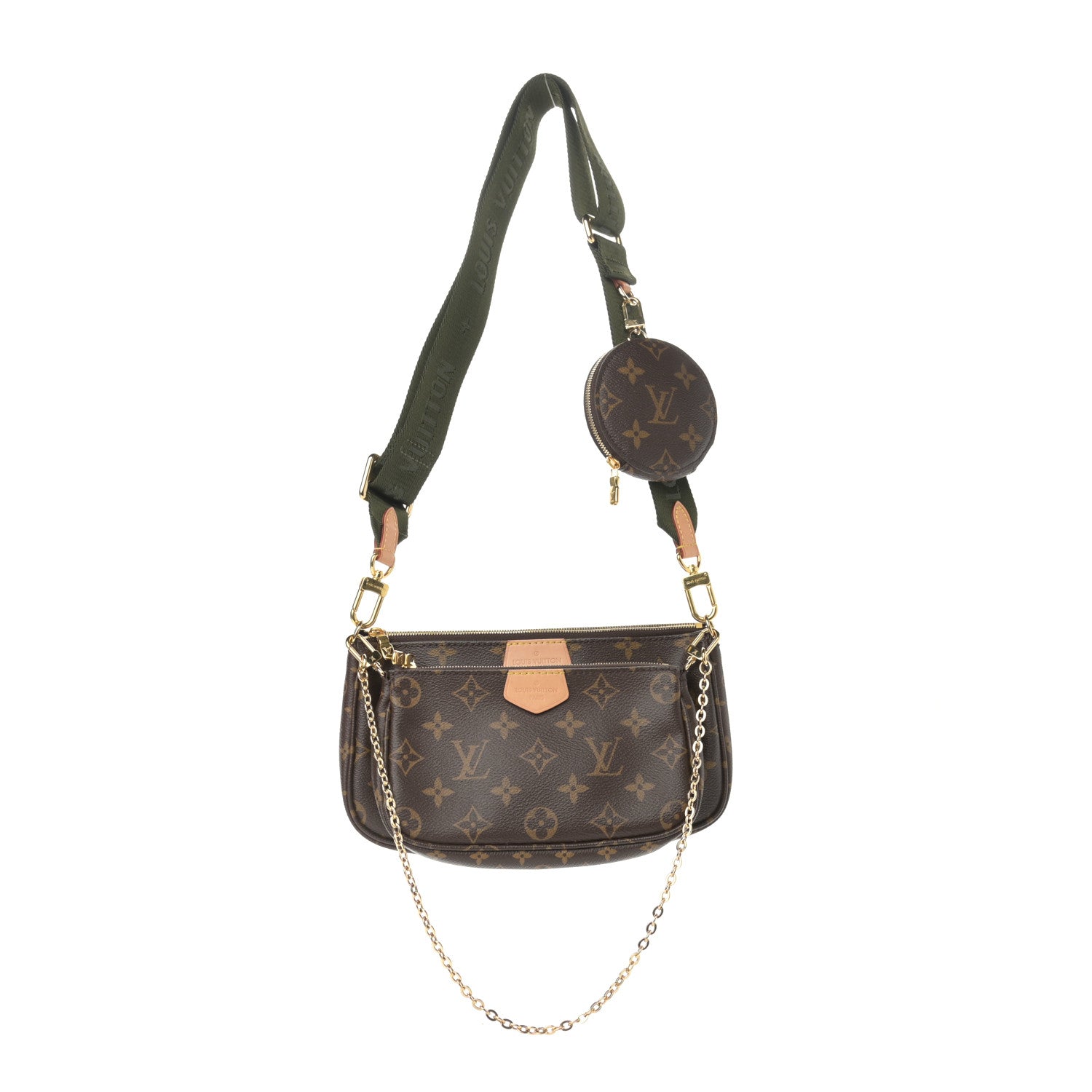 Louis Vuitton Monogram Multi Pochette Accessories Kaki 1 of 11