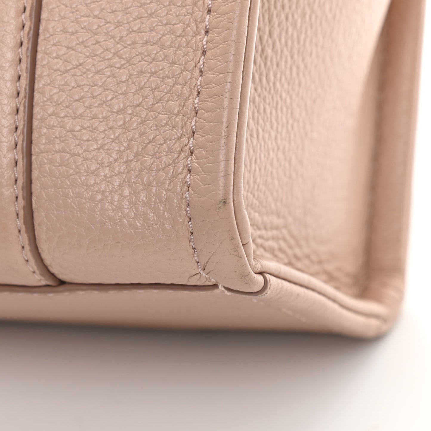 Grained Calfskin Small The Tote Bag Rose Dust