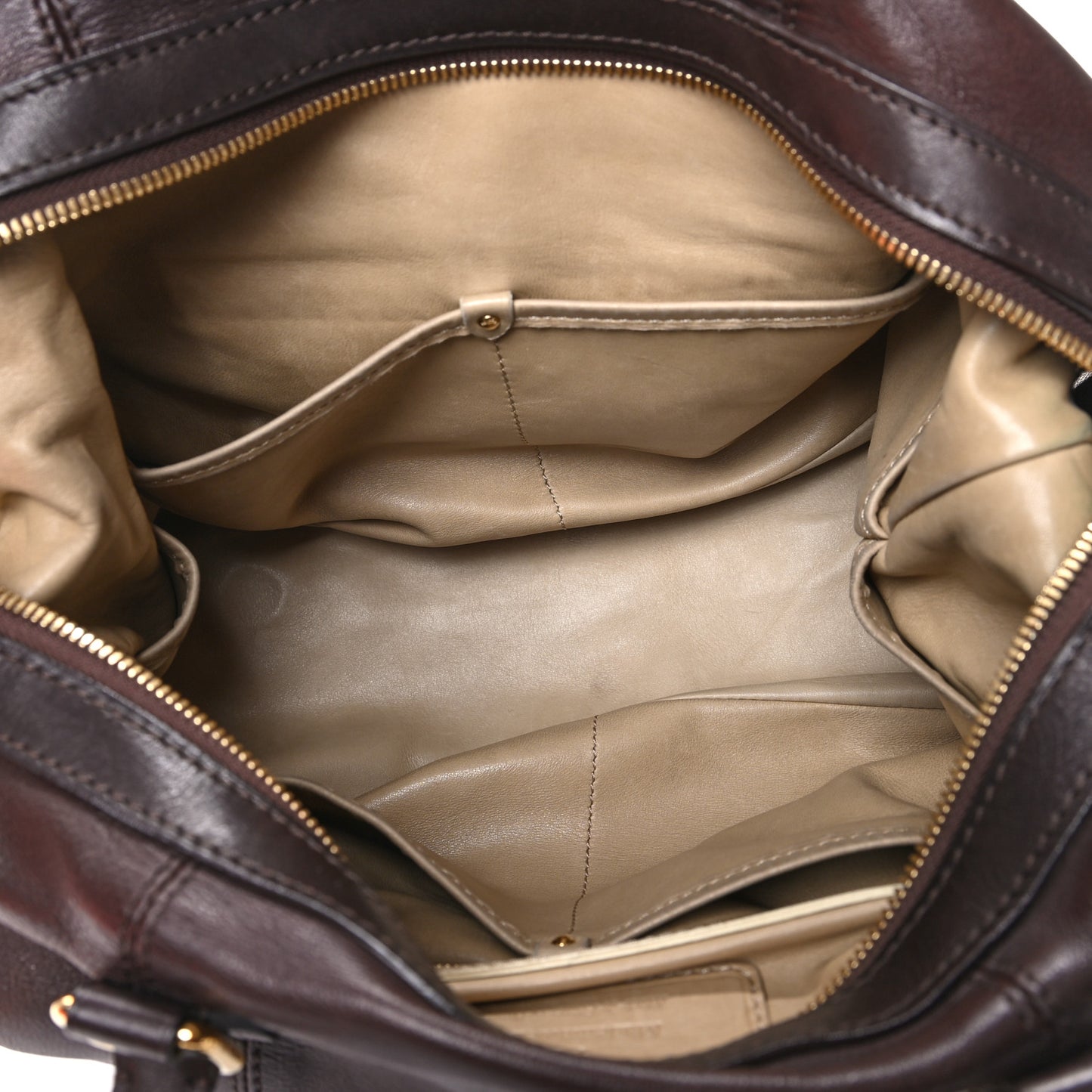 Calfskin Sac Louis Chocolate