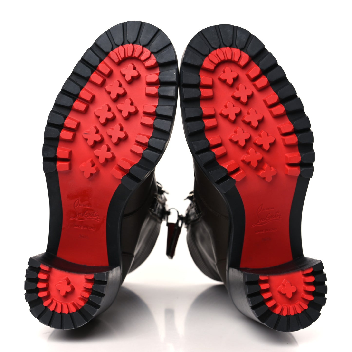 En Hiver Mixed Dual-Zip Booties 36.5 Arabica