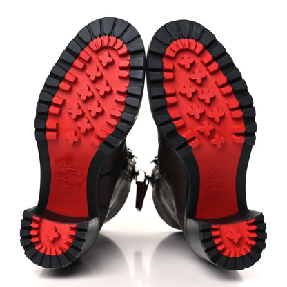 Christian Louboutin En Hiver Mixed Dual-Zip Booties 36.5 Arabica 6 of 11