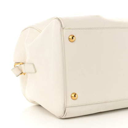 Saint Laurent Calfskin Classic Duffle 12 Bag White 9 of 23