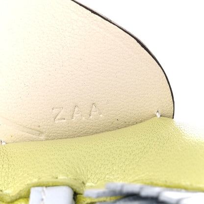 Hermes Milo Lambskin Grigri Rodeo Pegase Horse Bag Charm PM Jaune Bourgeon Bleu Brume Nata 4 of 4