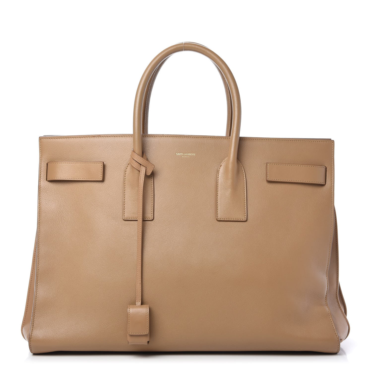 Saint Laurent Calfskin Large Sac de Jour Carryall Tan 1 of 11