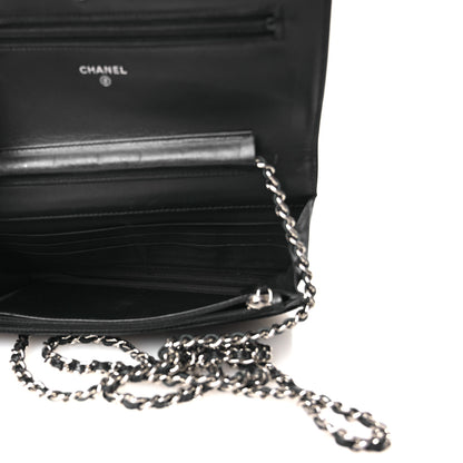 Chanel Caviar Timeless CC Wallet On Chain WOC Black 5 of 16
