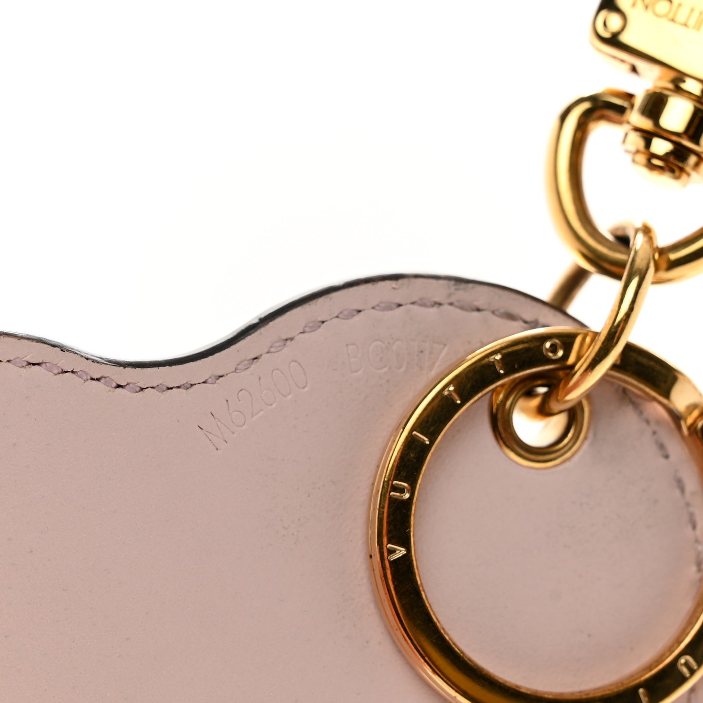 Vernis Degrade Heart Bag Charm Pink