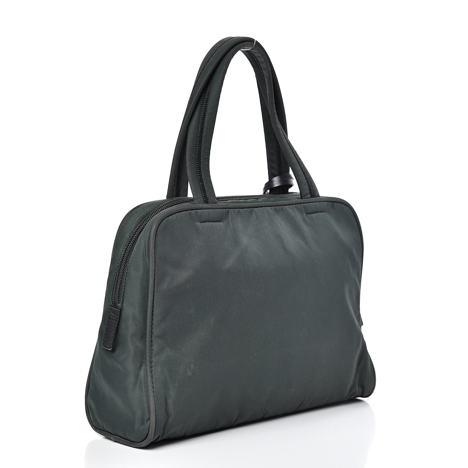 Prada Tessuto Nylon Top Handle Bag Black 2 of 13