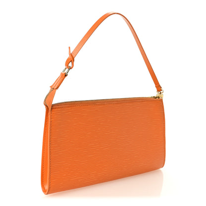 Louis Vuitton Epi Pochette Accessories 24 Mandarin 3 of 10