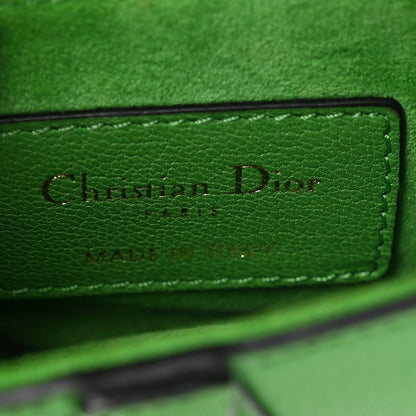 Christian Dior Goatskin Micro Saddle Bag Green 5 of 7