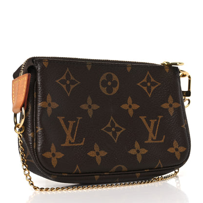 Louis Vuitton Monogram Mini Pochette Accessories 3 of 9