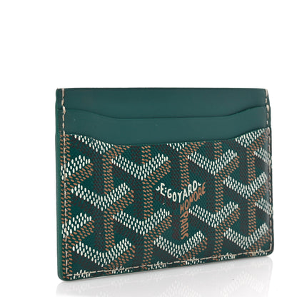 Goyard Goyardine Saint Sulpice Card Holder Green 3 of 6