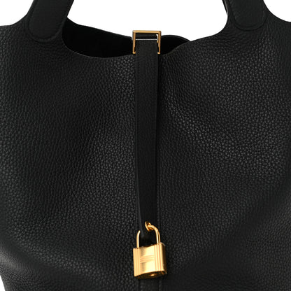 Hermes Taurillon Clemence Picotin Lock 26 GM Black 8 of 10