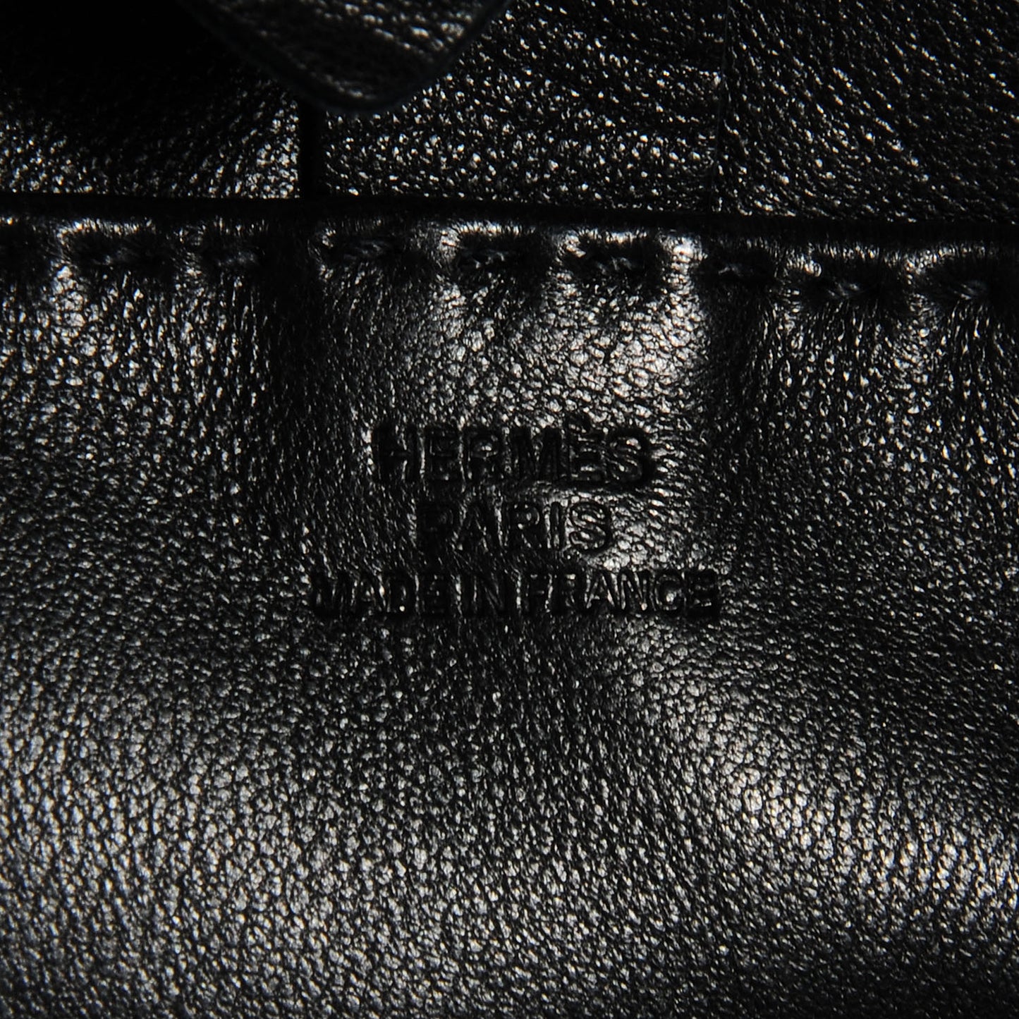 Lambskin Clou De Selle Pouch Black