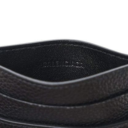 Balenciaga Grained Calfskin Neo Classic Gold Hardware Card Holder Black 6 of 8