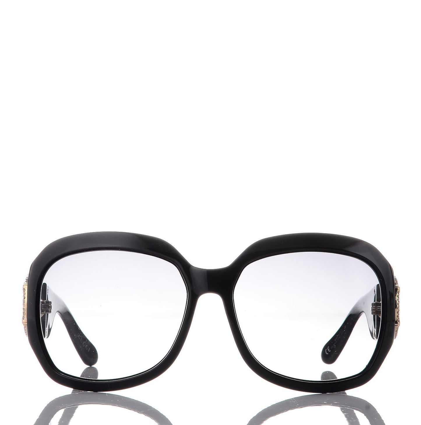 Crystal Bamboo Horsebit Sunglasses 3017/S Black
