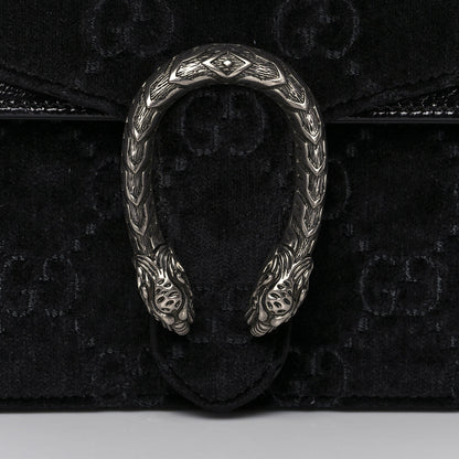 Gucci Velvet GG Monogram Small Dionysus Shoulder Bag Black 10 of 10