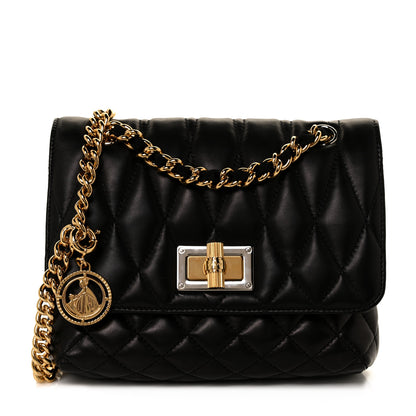 Lanvin Lambskin Quilted Mini Happy Pop Crossbody Black 1 of 8