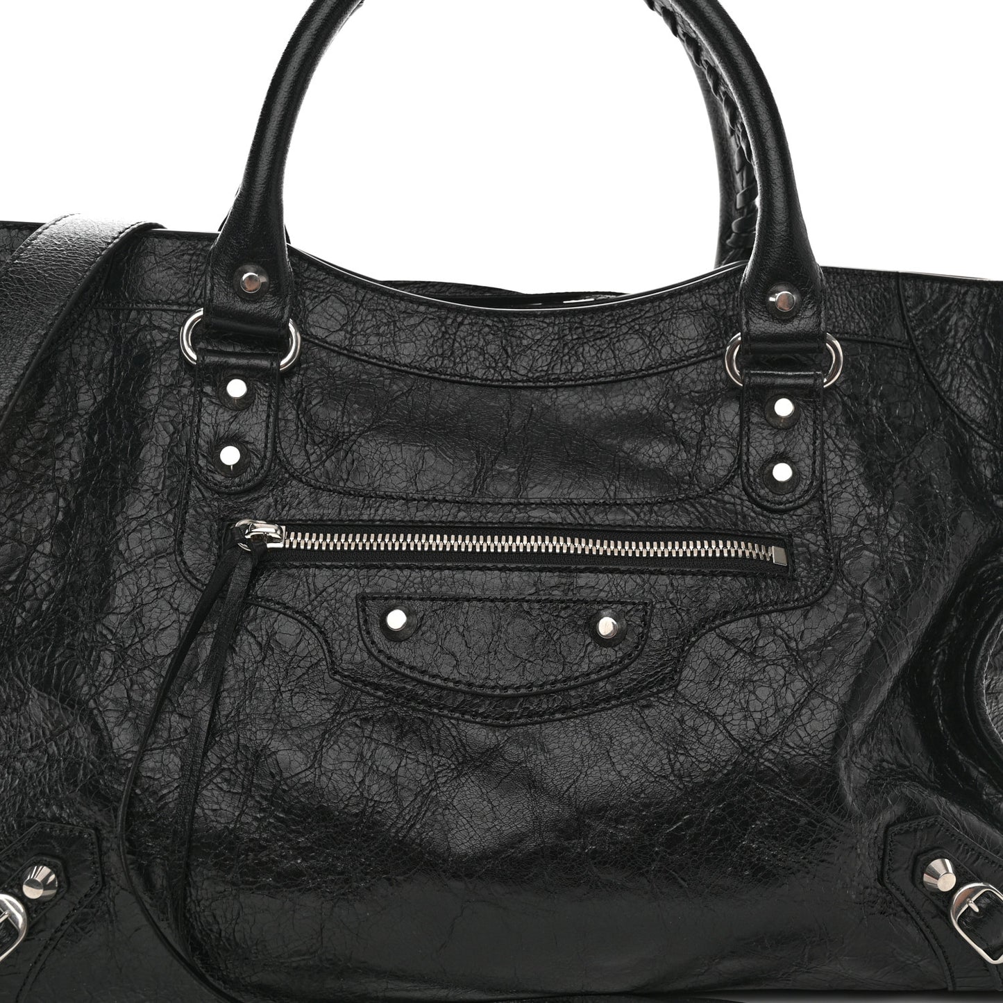 Agneau Arena Silver Hardware Medium Le City Black