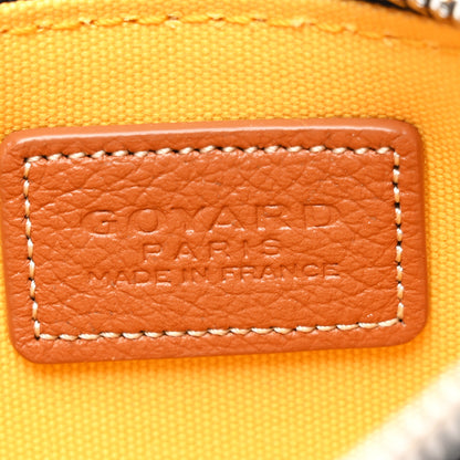 Goyard Goyardine Nano Senat Key Pouch Black Gold 6 of 8