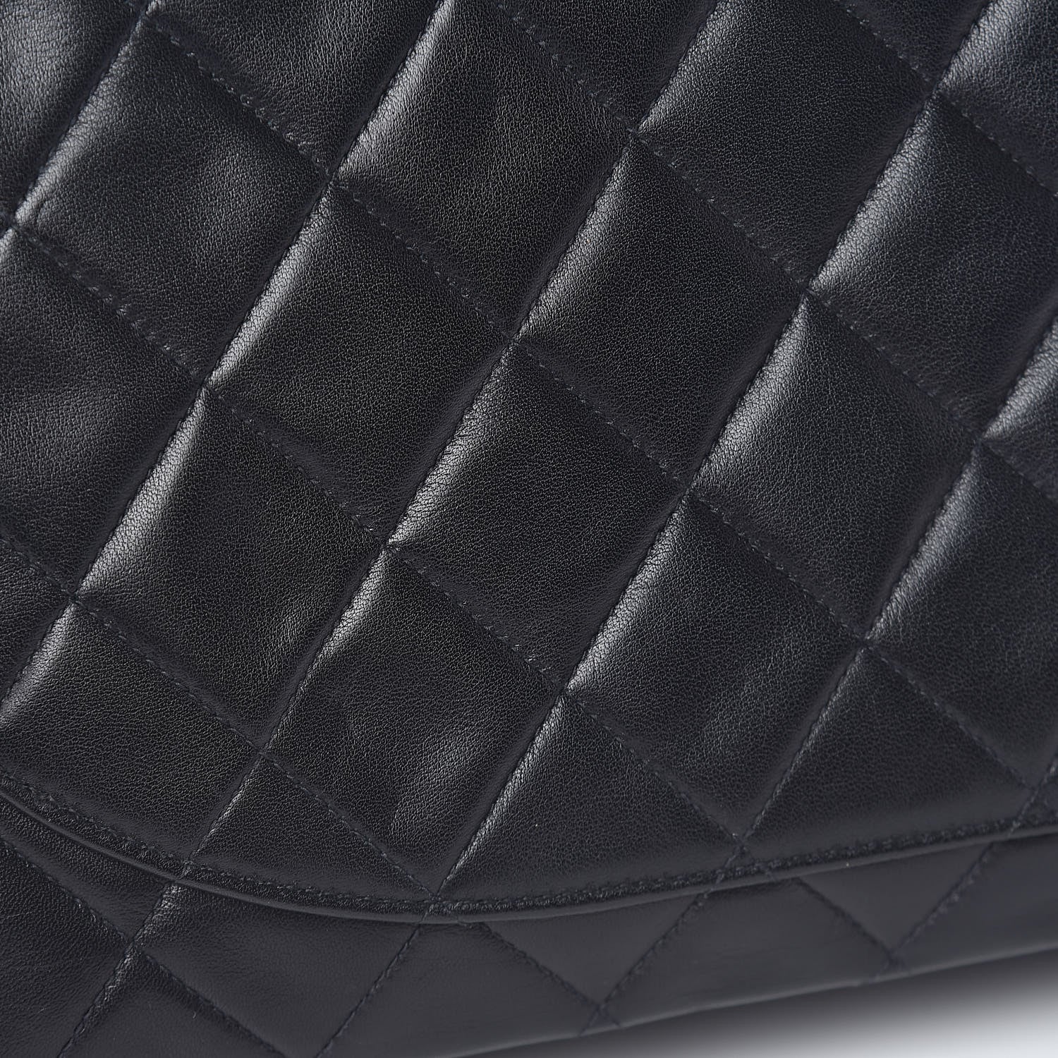 Chanel Lambskin Quilted XL Jumbo Single Flap Black 14 of 14
