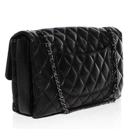 Chanel Lambskin Quilted 3 Maxi Flap Black 4 of 17