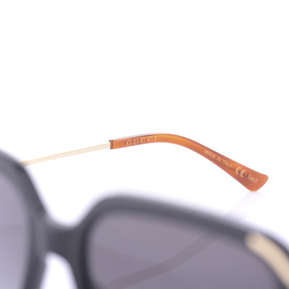 Gucci Acetate Butterfly Sunglasses GG0647S Black White 7 of 10