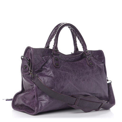 Balenciaga Agneau Classic Hardware City Raisin 4 of 11