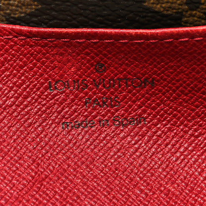 Louis Vuitton Monogram Emilie Wallet Rouge 7 of 13