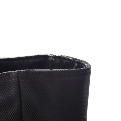 Chanel Coated Canvas Quilted Large Paris Biarritz Tote Black 21 of 22